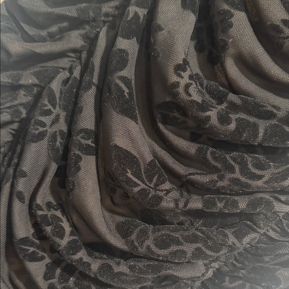 MAJORELLE Black Ruched Midi Dress - Picture 3 of 3